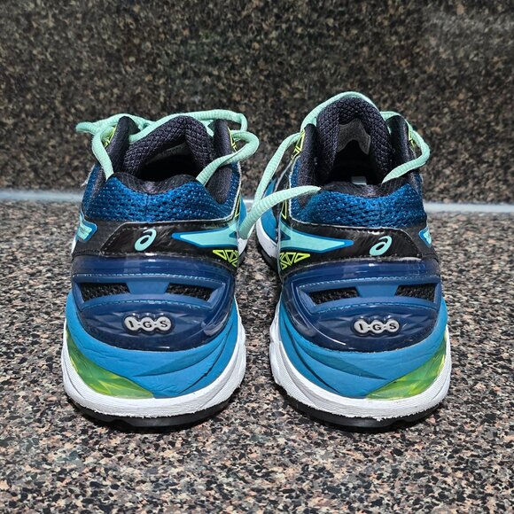 Asics Women’s GT-2000 4 Running Shoe Size 10 T656N Black/Blue - Picture 7 of 9
